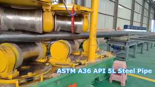 Tubo soldado de aço carbono ASTM A36 API 5L Tubo de aço de grande diâmetro para projetos de petróleo e gás