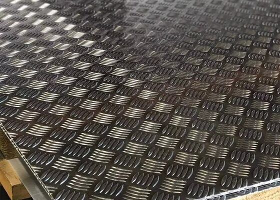 comprar Painel de alumínio gravado lustrado 3003 da placa do passo 6061 T6 8mm 6mm Fabricação em linha