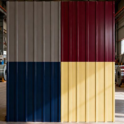 comprar Chapa de aço galvanizada a quente revestida de cores de alta resistência revestimento uniforme Fabricação em linha