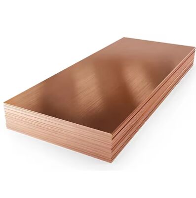 comprar Placas de Cobre Puro 99% ASTM/JIS/GB com Espessura de 1mm-3mm, Superfície Brilhante, Placas de Latão T1 T2 T3 para Aplicações Industriais e Decorativas Fabricação em linha