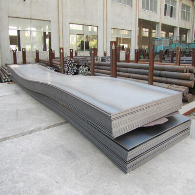 comprar Placa de aço carbono laminada a alta temperatura com 8 mm de espessura para construção estrutural e aplicações de engenharia pesada Fabricação em linha