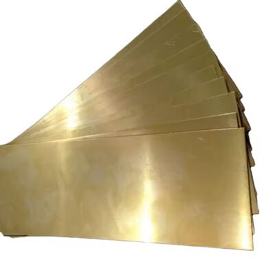 H62 H65 H70 Chapa de latão com 99,99% de pureza de cobre Alta precisão Dimensões personalizáveis para fabricação industrial