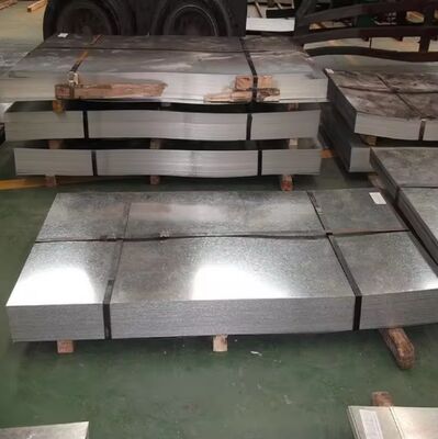 Folha de aço galvanizado DX51D com revestimento de zinco Z30-Z40 laminado a frio Mid Hard Spangle regular