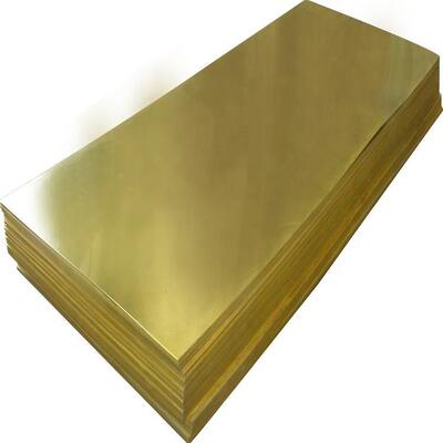 ASTM C26000 C28000 H62 H65 H70 Brass Sheet and Plate 0.2?? 10mm para aplicações elétricas e decorativas